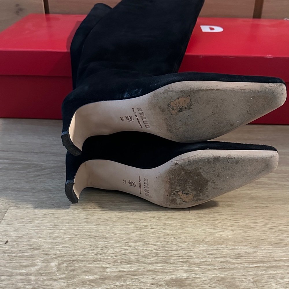 STAUD WALLY BOOT BLACK SUEDE - Picture 6 of 10